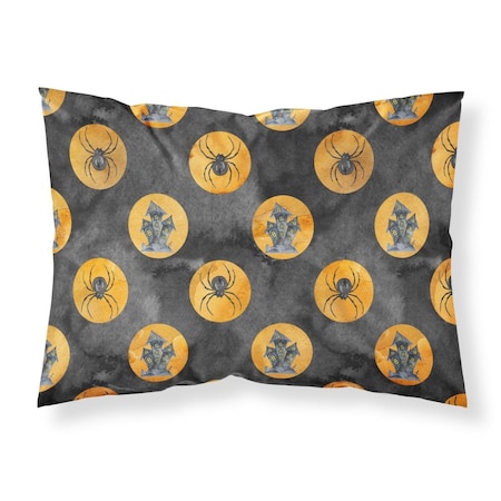 Carolines Treasures Watecolor Halloween Circles Fabric Standard Pillowcase BB7529PILLOWCASE